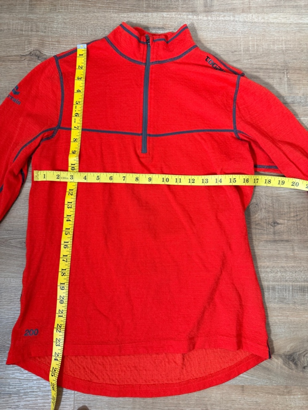 tog24All Terrain Men's Merino Wool Long Sleeve Quarter Zip Hiking Ourdoors M - Picture 8 of 11